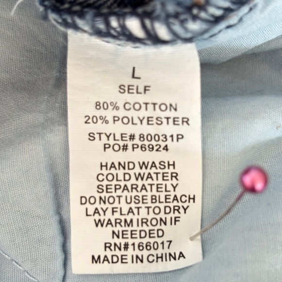 Blue B. Rhinestone Jeans Womens Large Bling Rodeo Western Equestrian Wide Leg - Picture 12 of 15